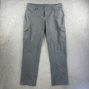 Kuhl Pants Womens 16 Grey Freeflex Roll Up Cargo Outdoor Hiking Stretch Gorpcore